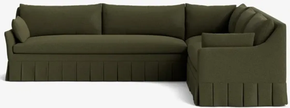 Portola Pleated Sectional Sofa