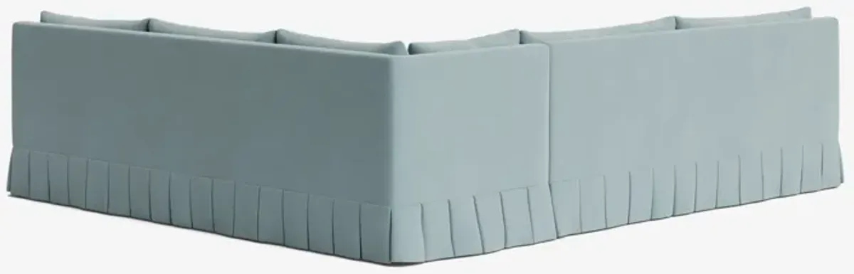 Portola Pleated Sectional Sofa
