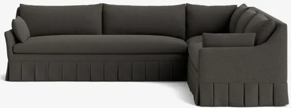 Portola Pleated Sectional Sofa