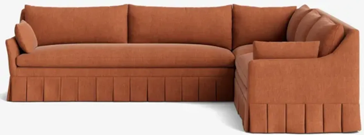 Portola Pleated Sectional Sofa