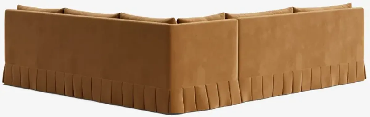 Portola Pleated Sectional Sofa