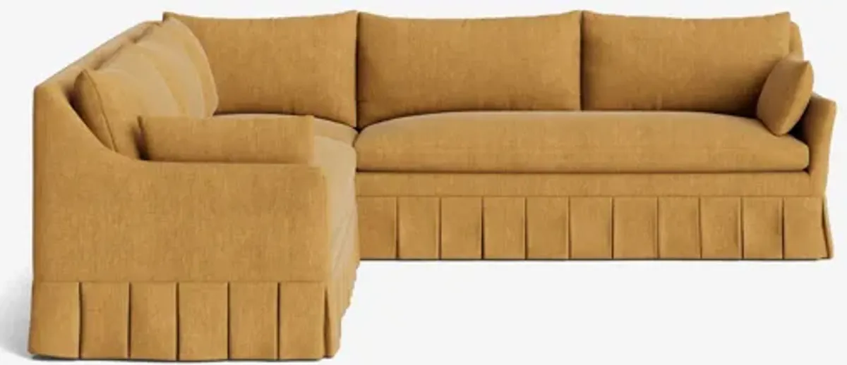 Portola Pleated Sectional Sofa
