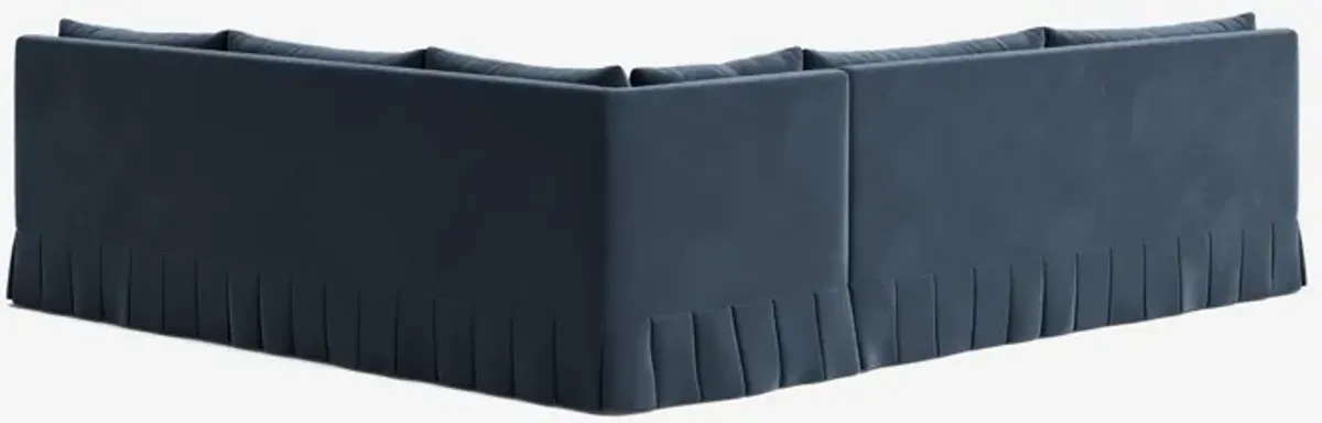 Portola Pleated Sectional Sofa