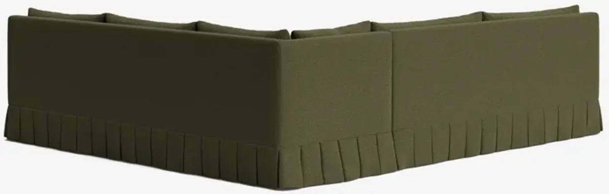 Portola Pleated Sectional Sofa