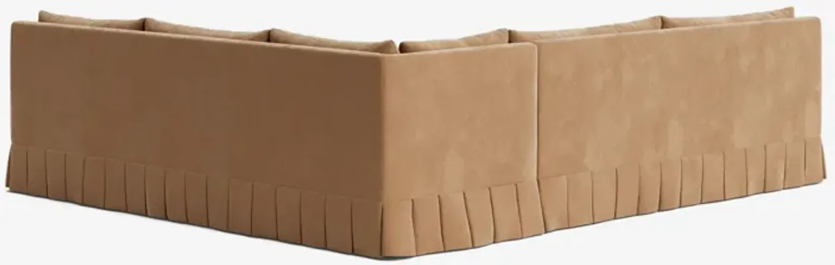 Portola Pleated Sectional Sofa