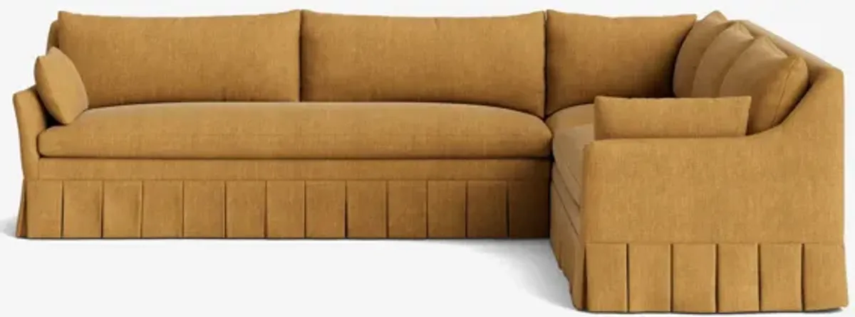 Portola Pleated Sectional Sofa