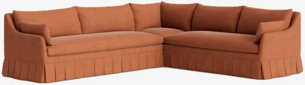 Portola Pleated Sectional Sofa