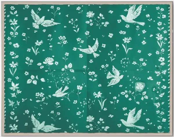 Birds and Flowers Print by Paule Marrot