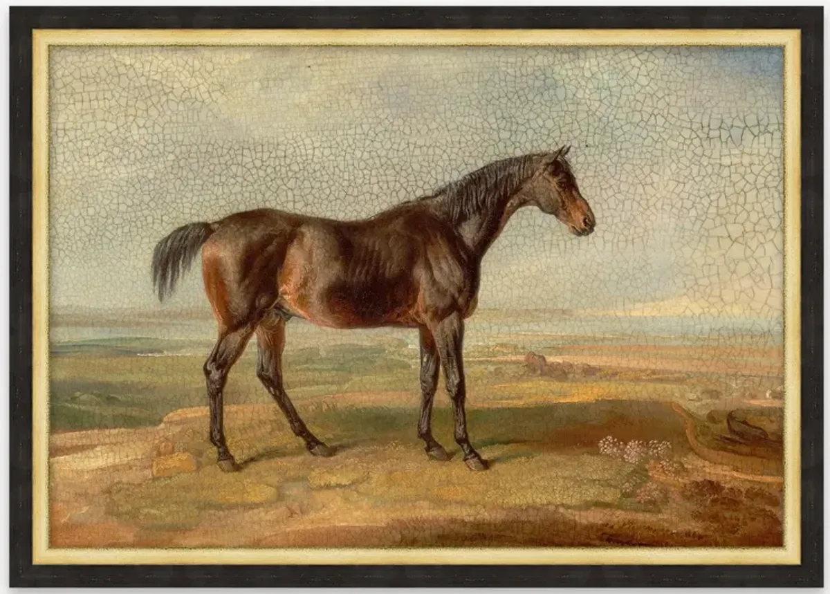 Antiqued Horse I Wall Art