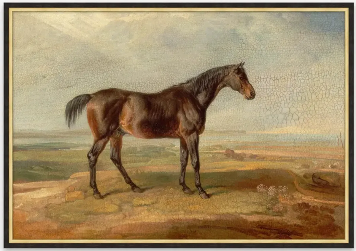 Antiqued Horse I Wall Art