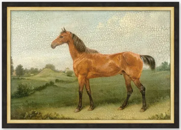 Antiqued Horse II Wall Art