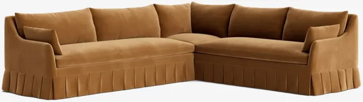 Portola Pleated Sectional Sofa