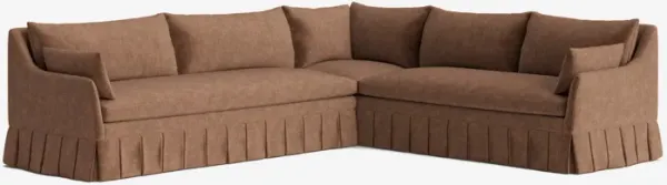Portola Pleated Sectional Sofa