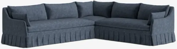 Portola Pleated Sectional Sofa