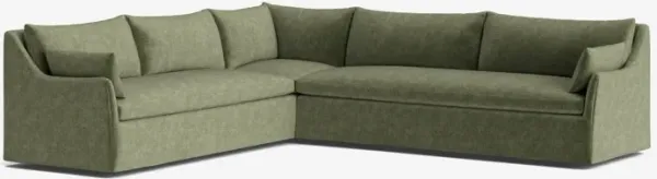 Portola Slipcover Corner Sectional Sofa