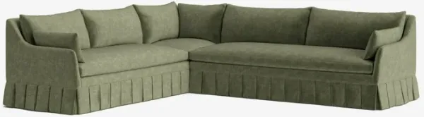 Portola Pleated Sectional Sofa