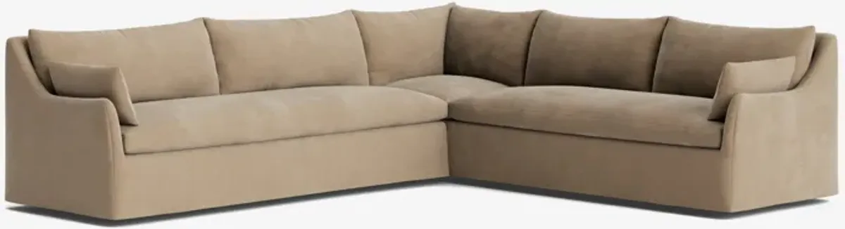 Portola Slipcover Corner Sectional Sofa