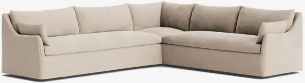 Portola Slipcover Corner Sectional Sofa