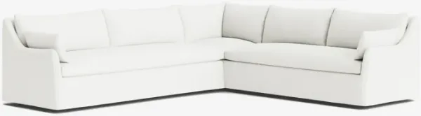 Portola Slipcover Corner Sectional Sofa