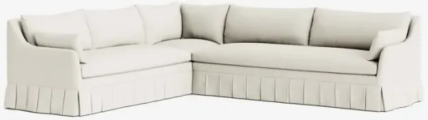Portola Pleated Sectional Sofa