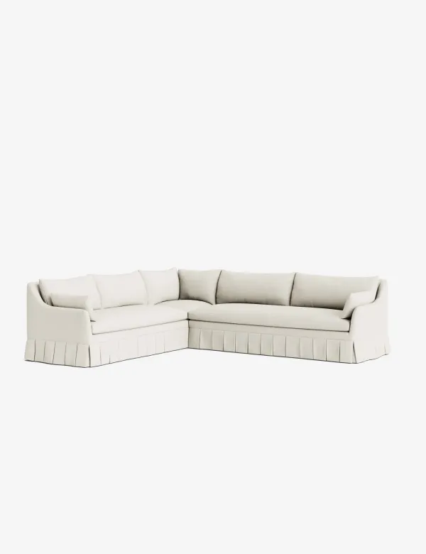 Portola Pleated Sectional Sofa