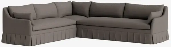 Portola Pleated Sectional Sofa