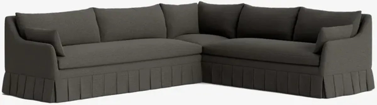 Portola Pleated Sectional Sofa