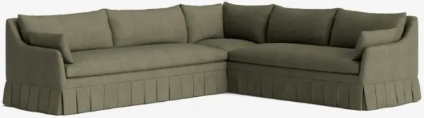 Portola Pleated Sectional Sofa