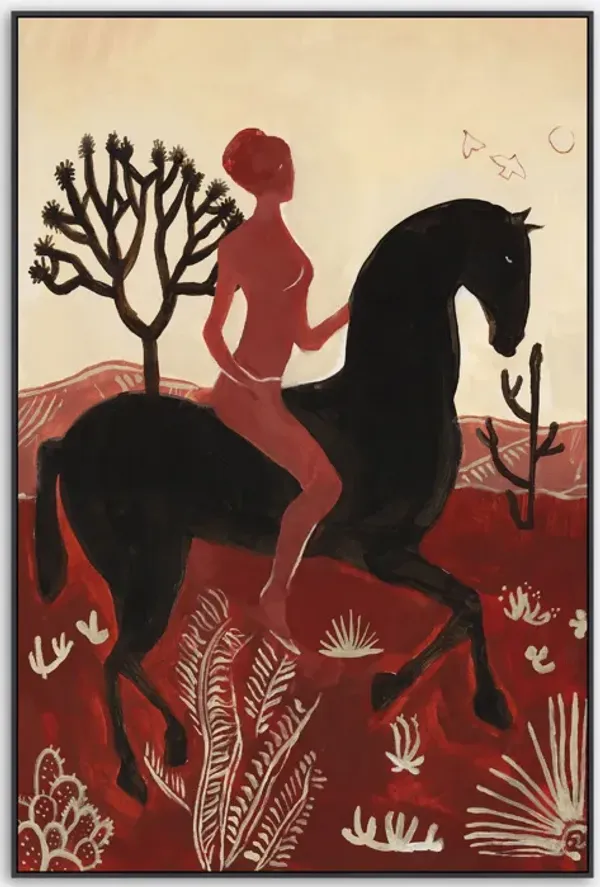 Crimson Rider Wall Art