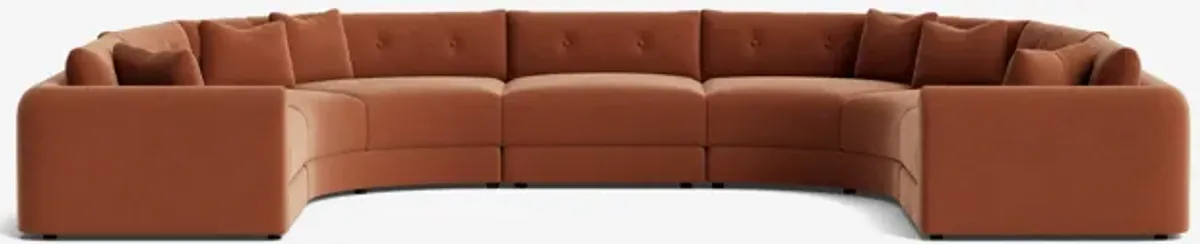 Rosado Modular U-Shaped Sectional Sofa