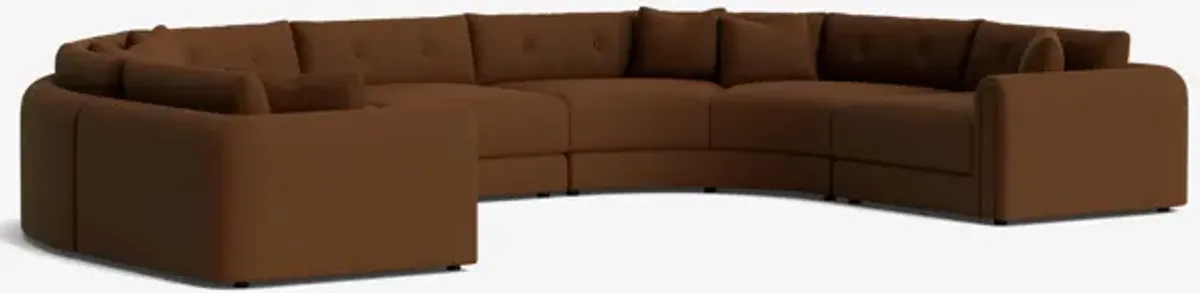 Rosado Modular U-Shaped Sectional Sofa