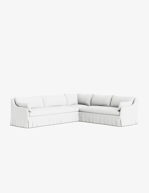 Portola Pleated Sectional Sofa