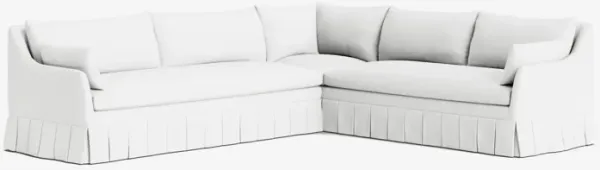 Portola Pleated Sectional Sofa