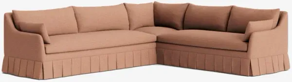 Portola Pleated Sectional Sofa