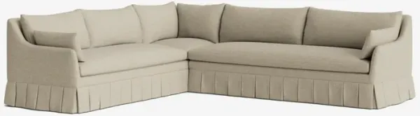 Portola Pleated Sectional Sofa