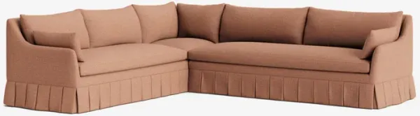 Portola Pleated Sectional Sofa