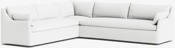 Portola Slipcover Corner Sectional Sofa