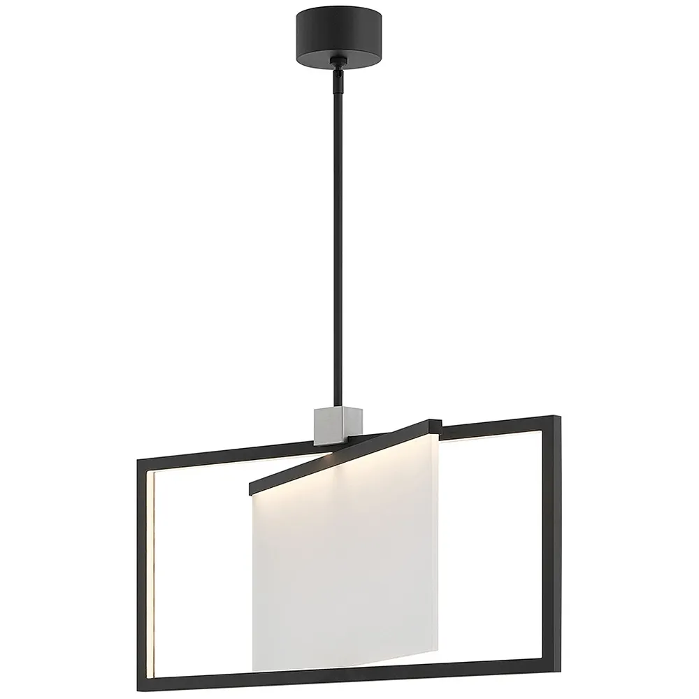 Folio 30" Wide Black Chandelier by Hinkley Lighting