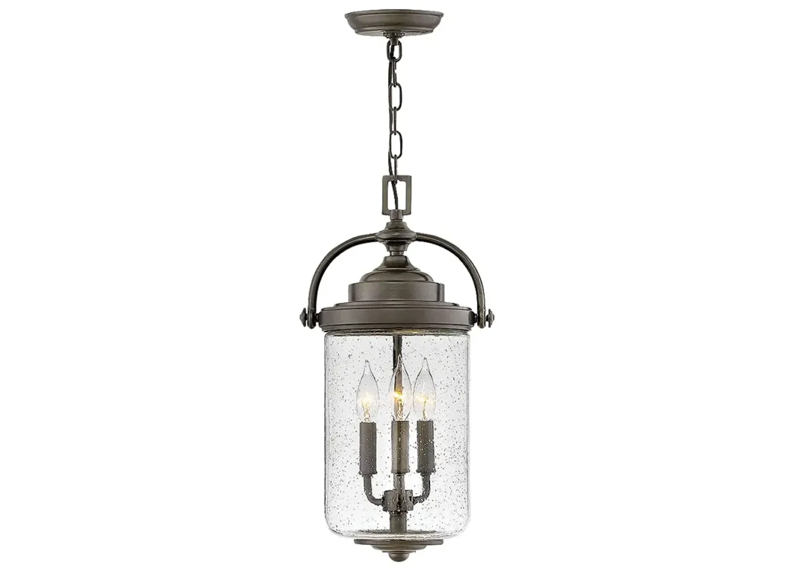 Outdoor Willoughby-Large Hanging Lantern-Oil Rubbed Bronze