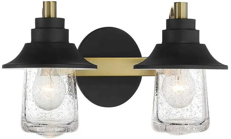 Minka Westfield Manor 15 1/2" Wide 2-Light Industrial Bath Light