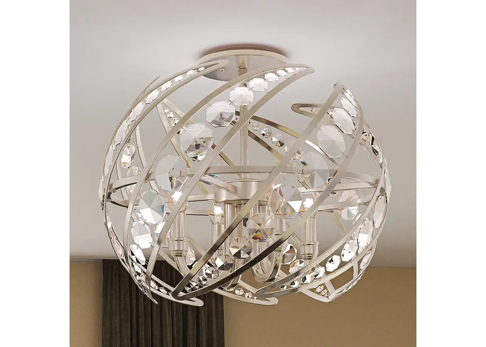 Crescent Semi-Flush Mount