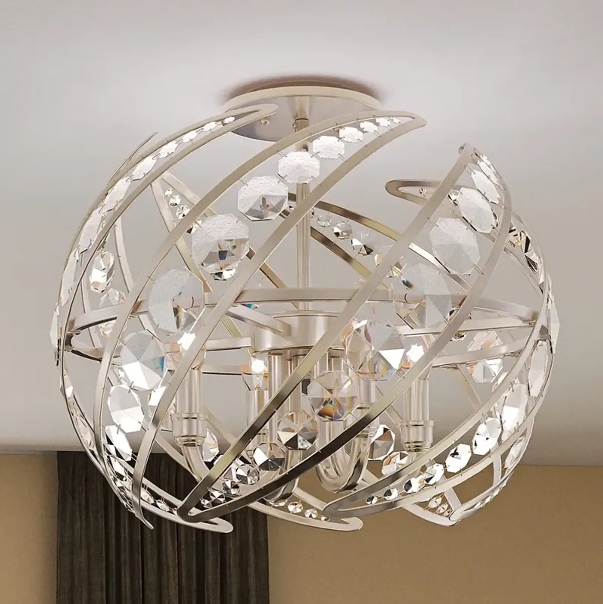 Crescent Semi-Flush Mount