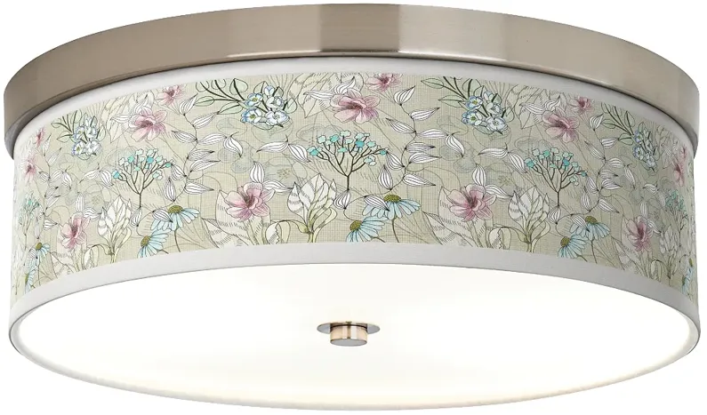 Botanical Giclee Energy Efficient Ceiling Light