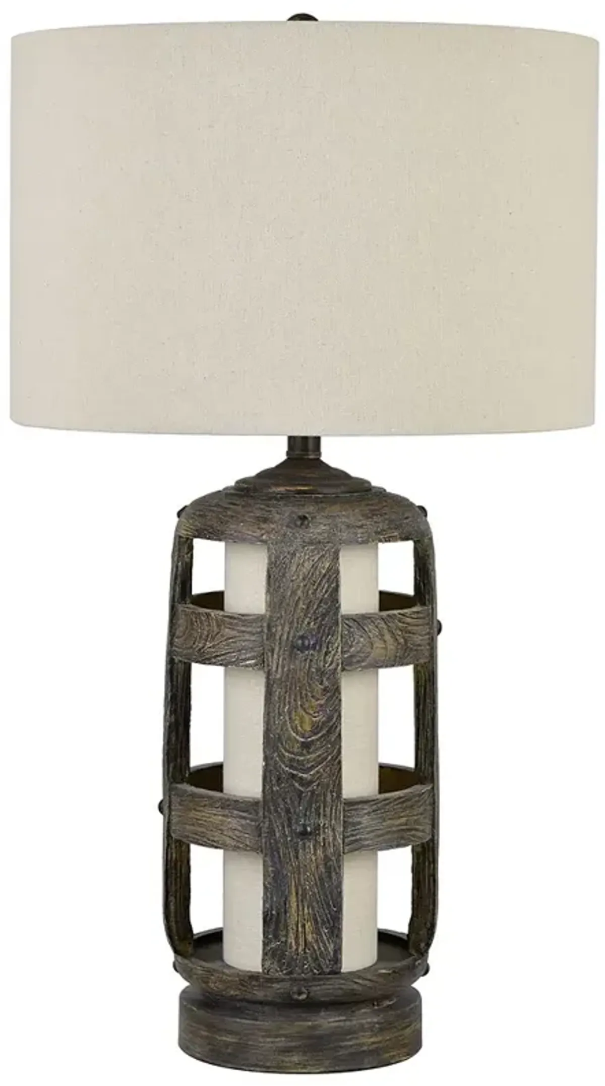 Crestview Collection Hayward 30" Rustic Modern Night Light Table Lamp