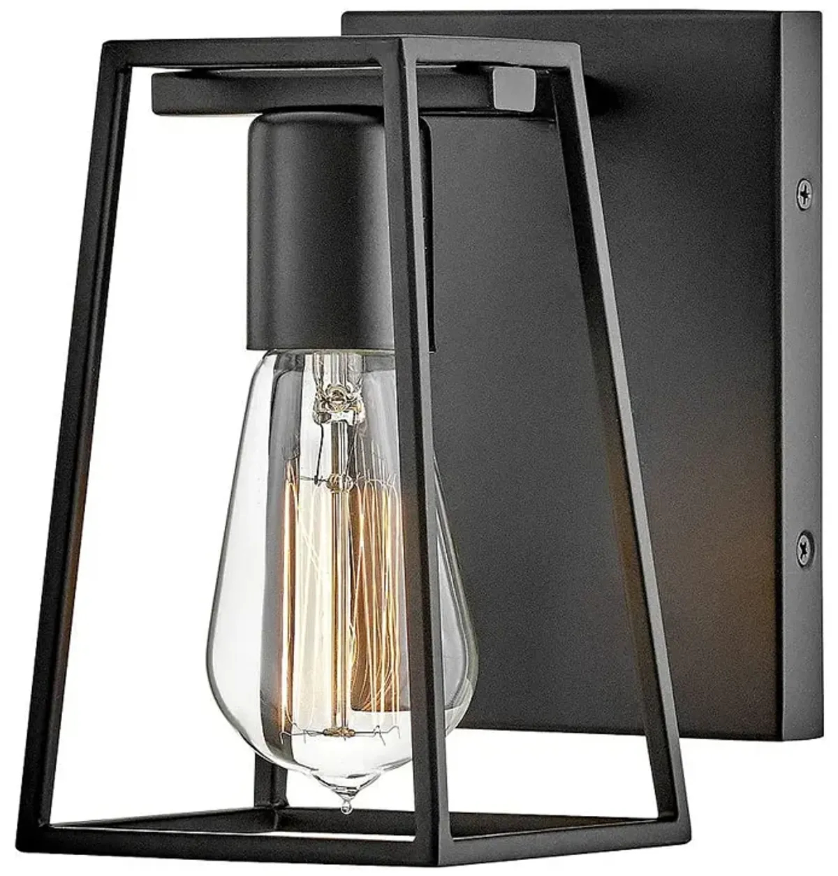 Hinkley Filmore 7 1/2" High Black Wall Sconce