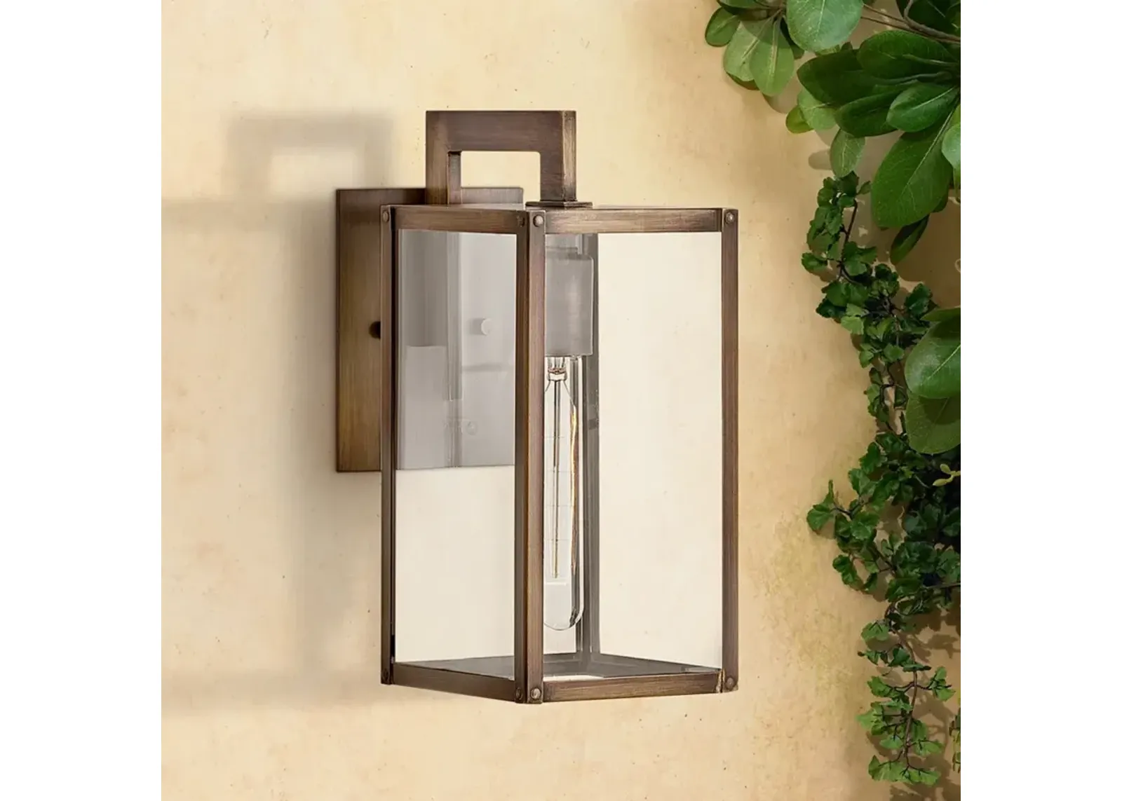 Hinkley Max 13 1/4"H Burnished Bronze Outdoor Wall Light