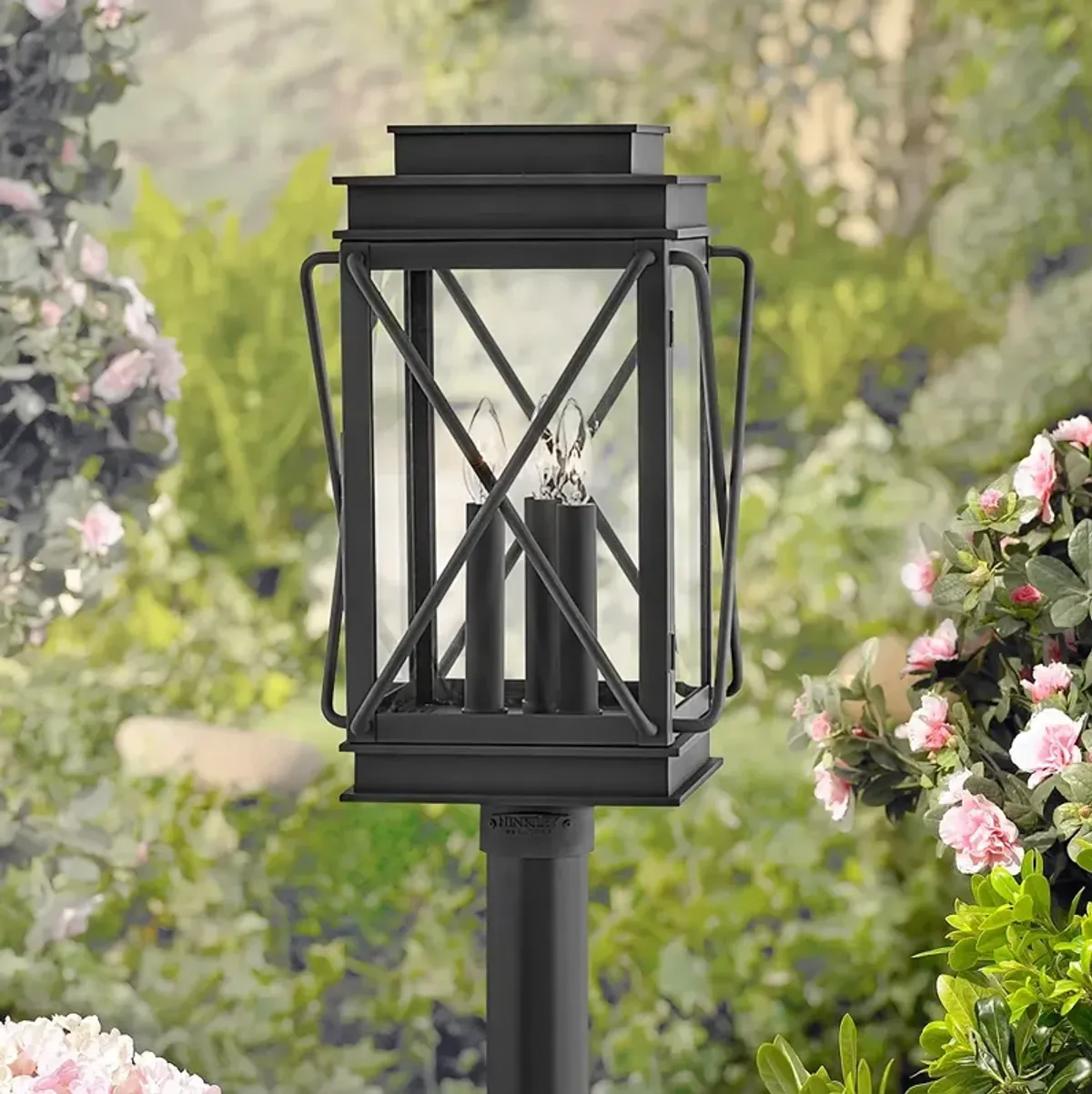 Hinkley Montecito 20 1/2"H Museum Black Outdoor Post Light