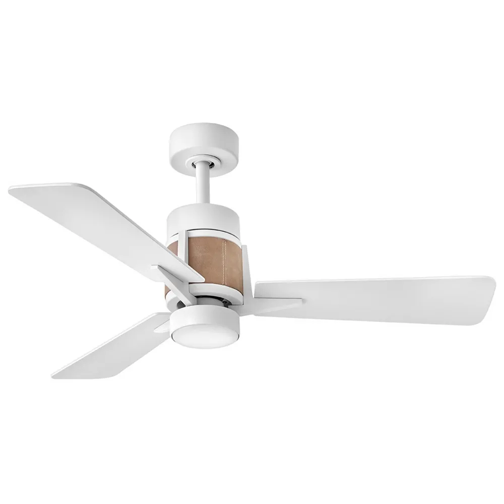 Hinkley Atticus 42" LED Smart Fan Matte White