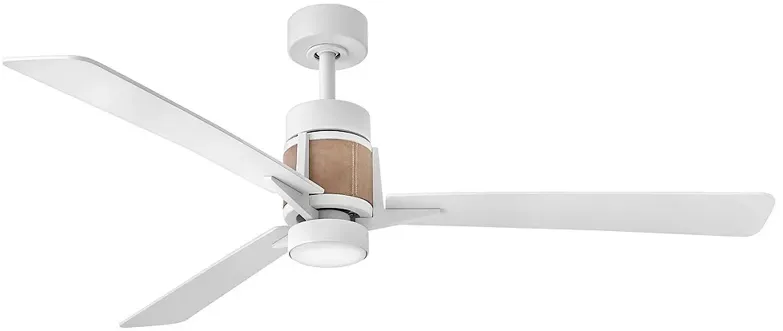 Hinkley Atticus 56" LED Smart Fan Matte White