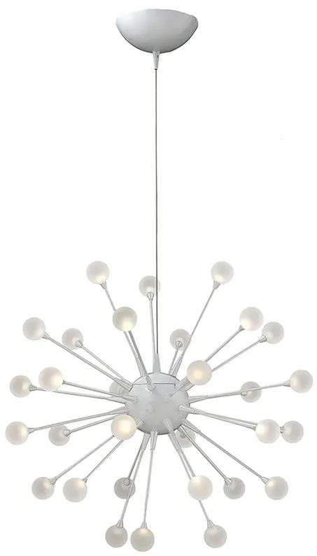 Impulse 24" Wide White Chandelier by Hinkley Lighting